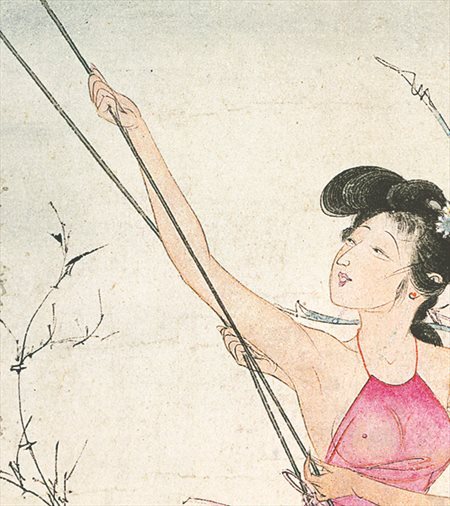 宁蒗-胡也佛的仕女画和最知名的金瓶梅秘戏图